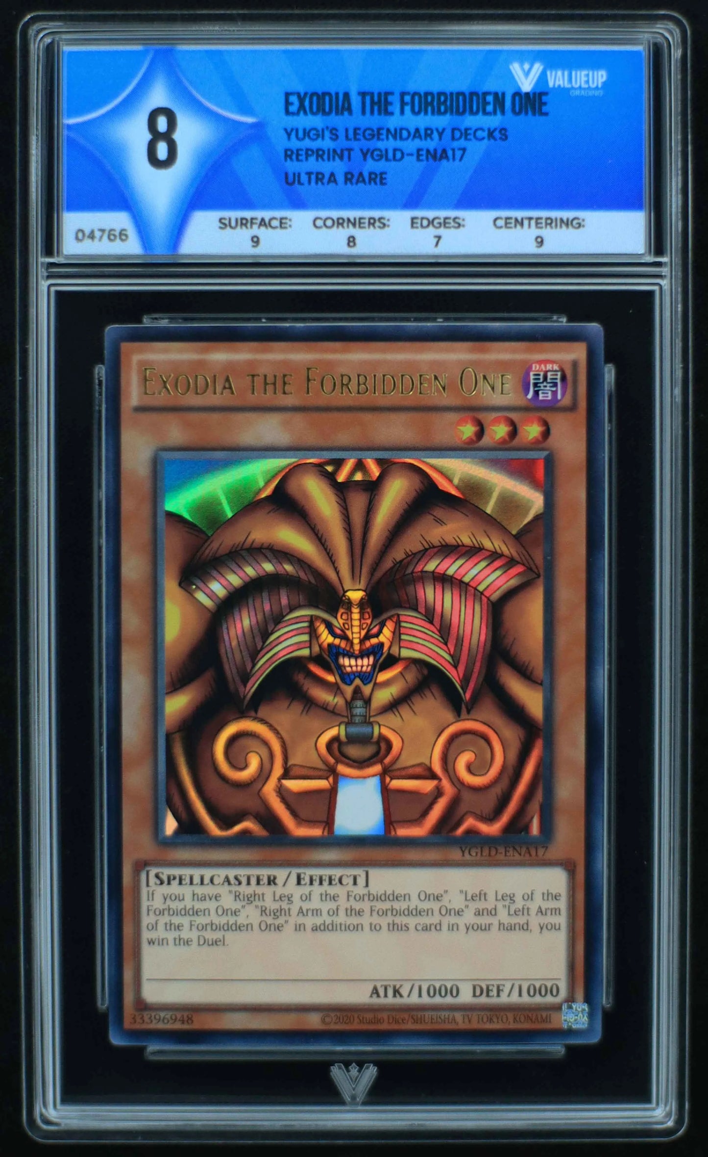 04766 EXODIA THE FORBIDDEN ONE - ValueUp