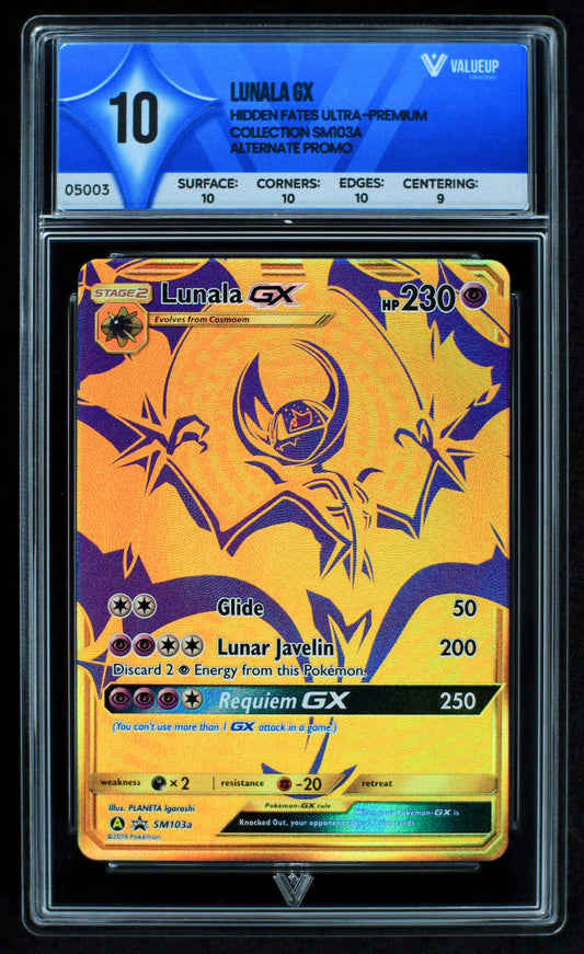 05003 LUNALA GX Grading Card