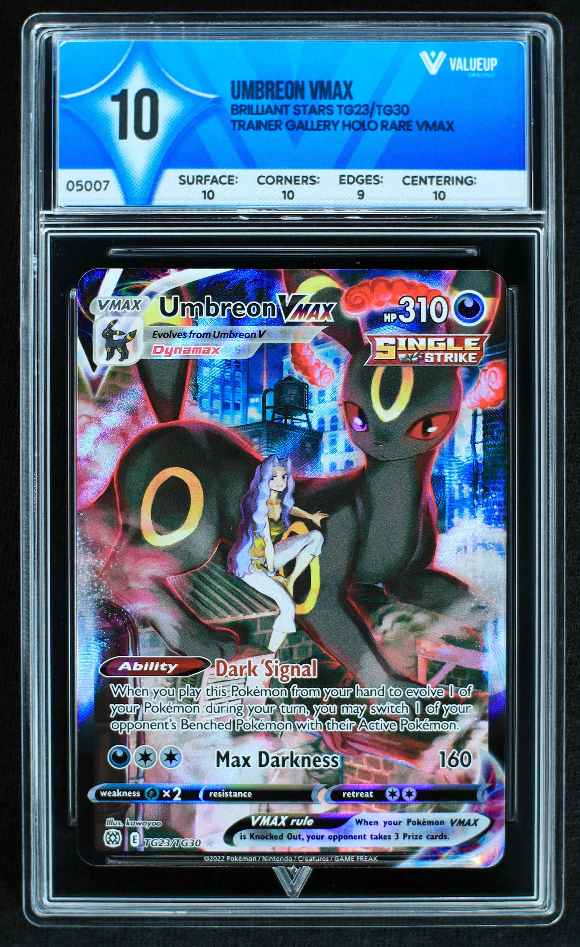 05007 UMBREON VMAX Grading Card
