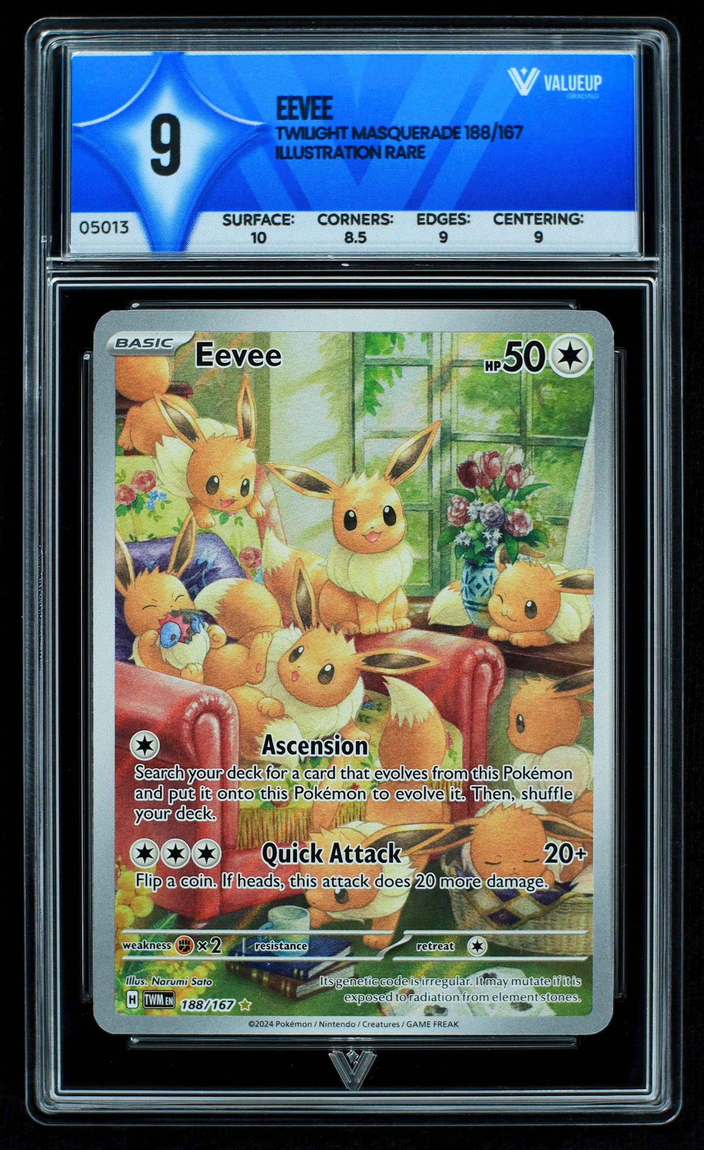 05013 EEVEE Grading Card