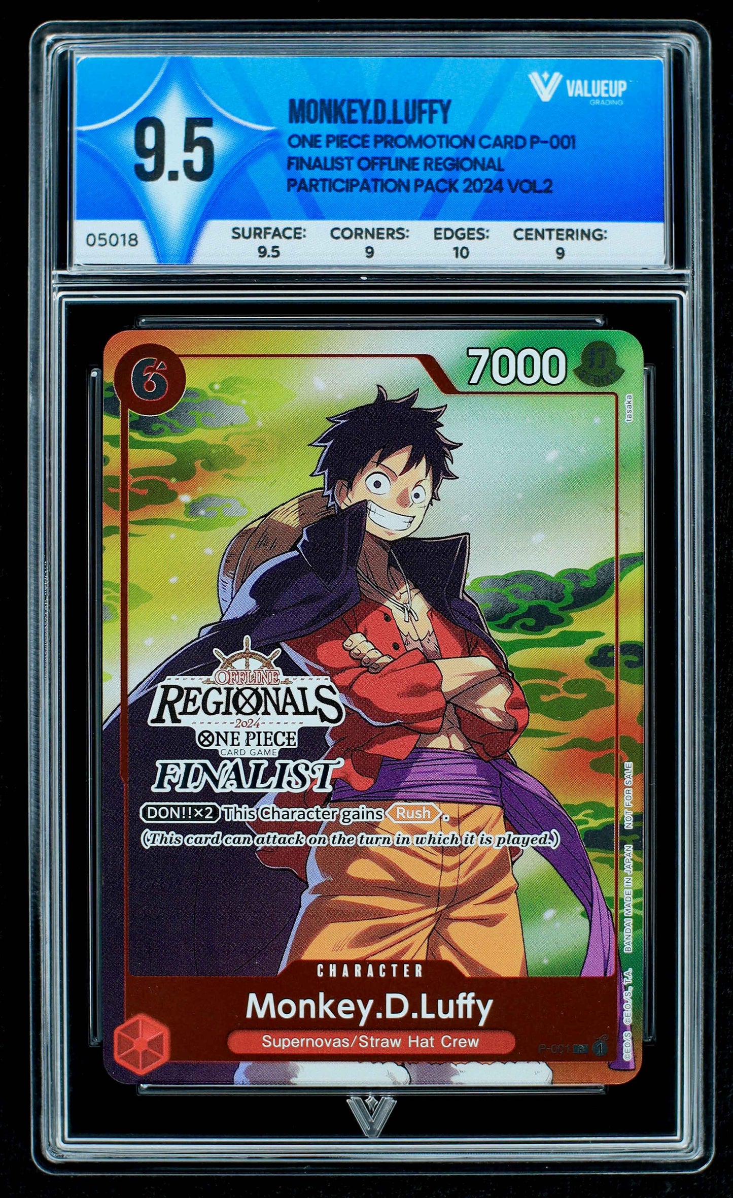 05018 MONKEY.D.LUFFY Grading Card