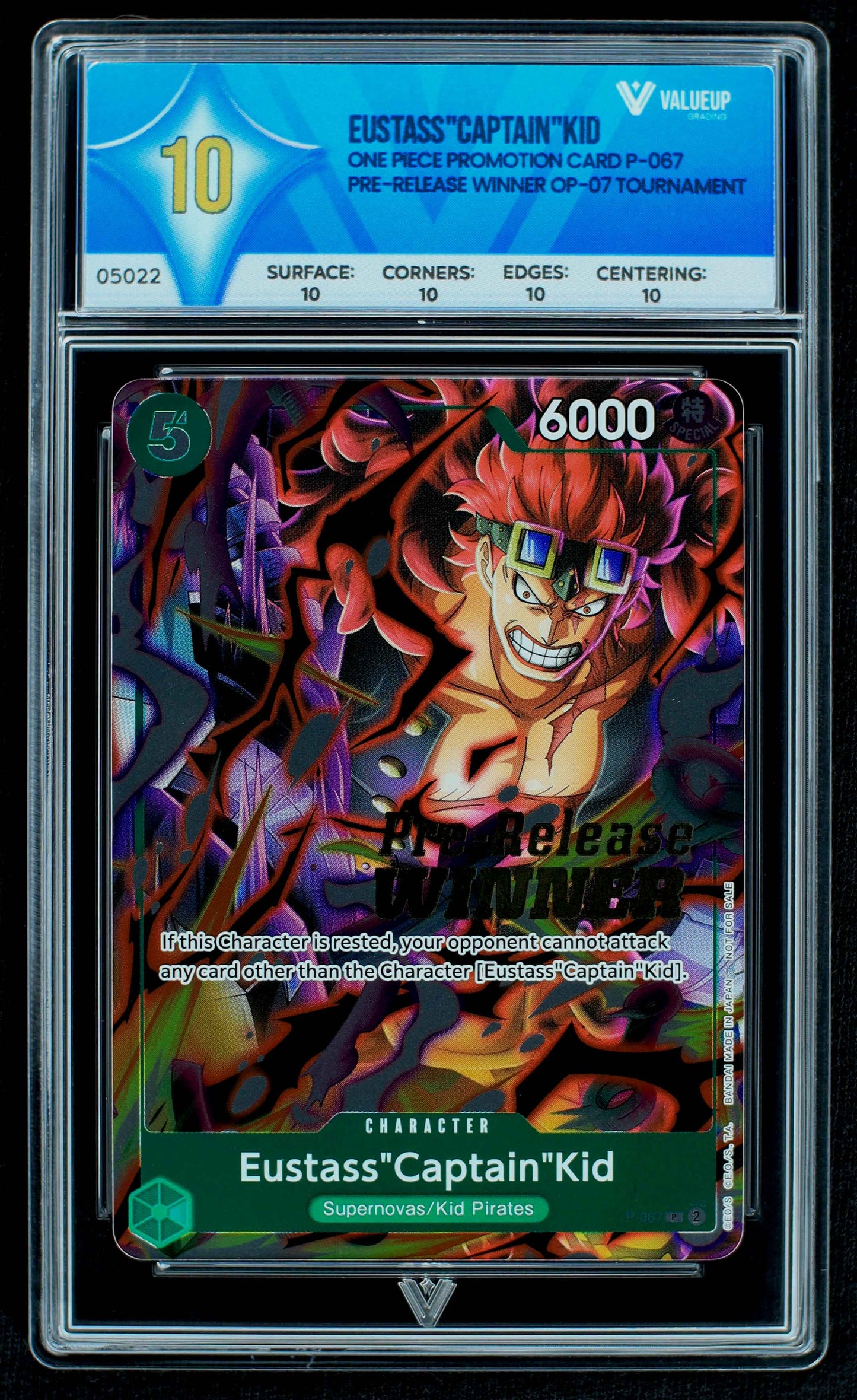 05022 EUSTASS"CAPTAIN"KID Grading Card