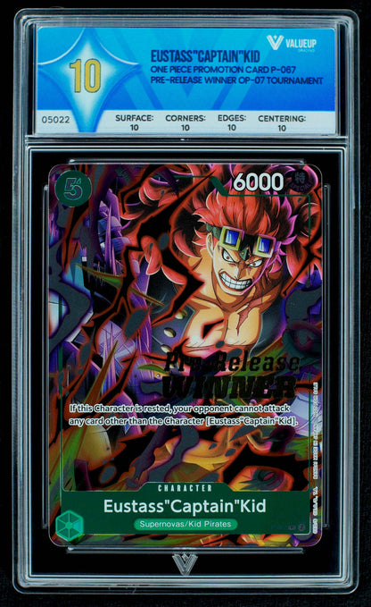 05022 EUSTASS"CAPTAIN"KID Grading Card