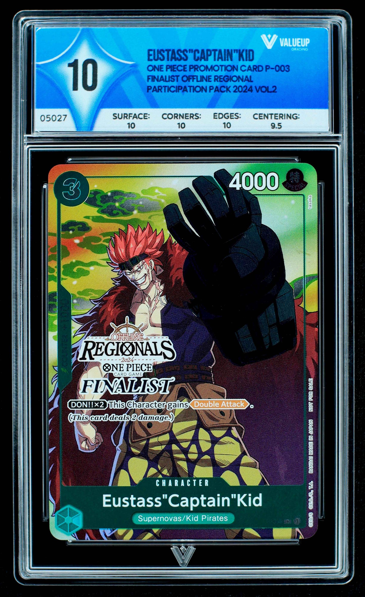 05027 EUSTASS"CAPTAIN"KID Grading Card