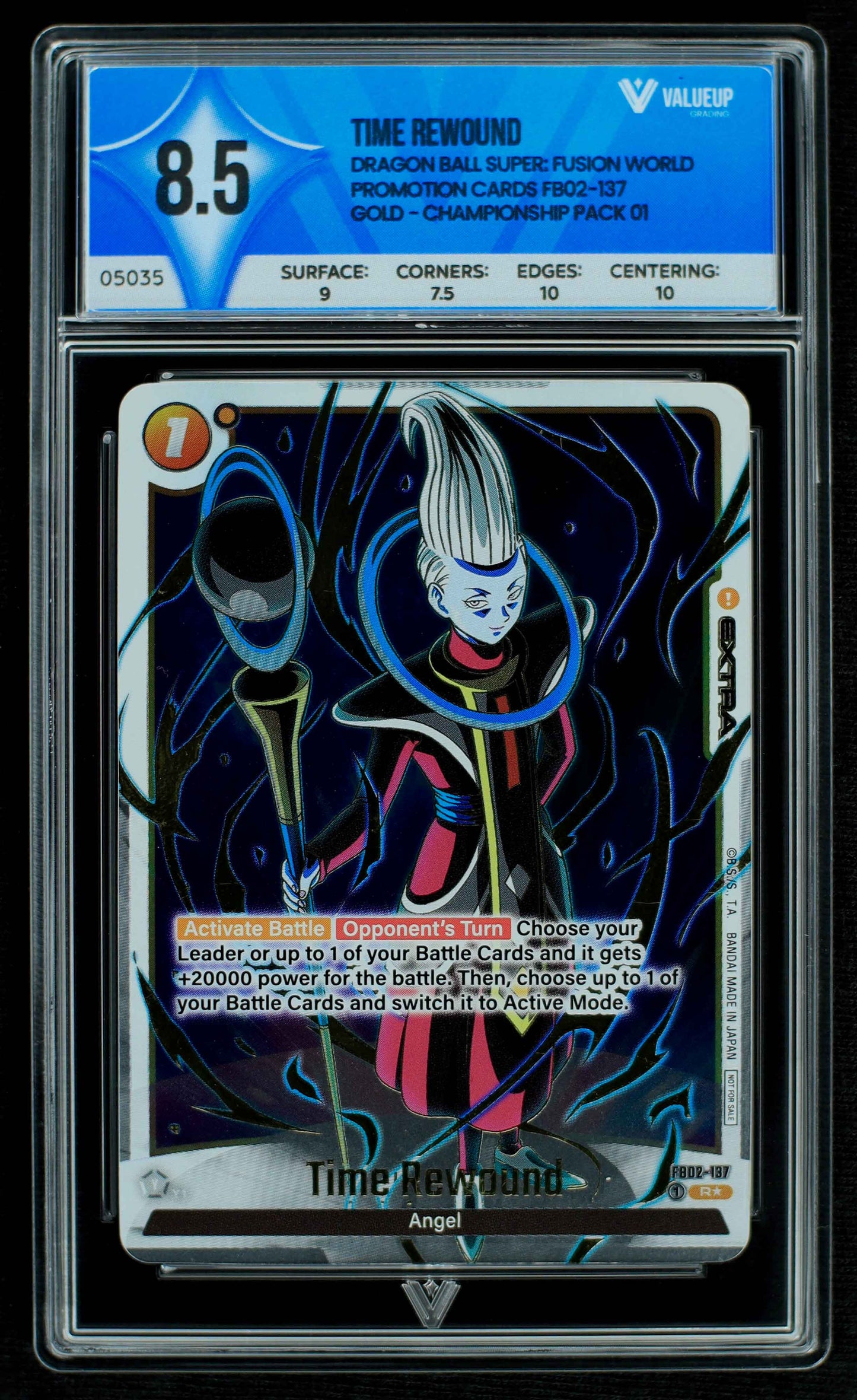 05035 TIME REWOUND Grading Card