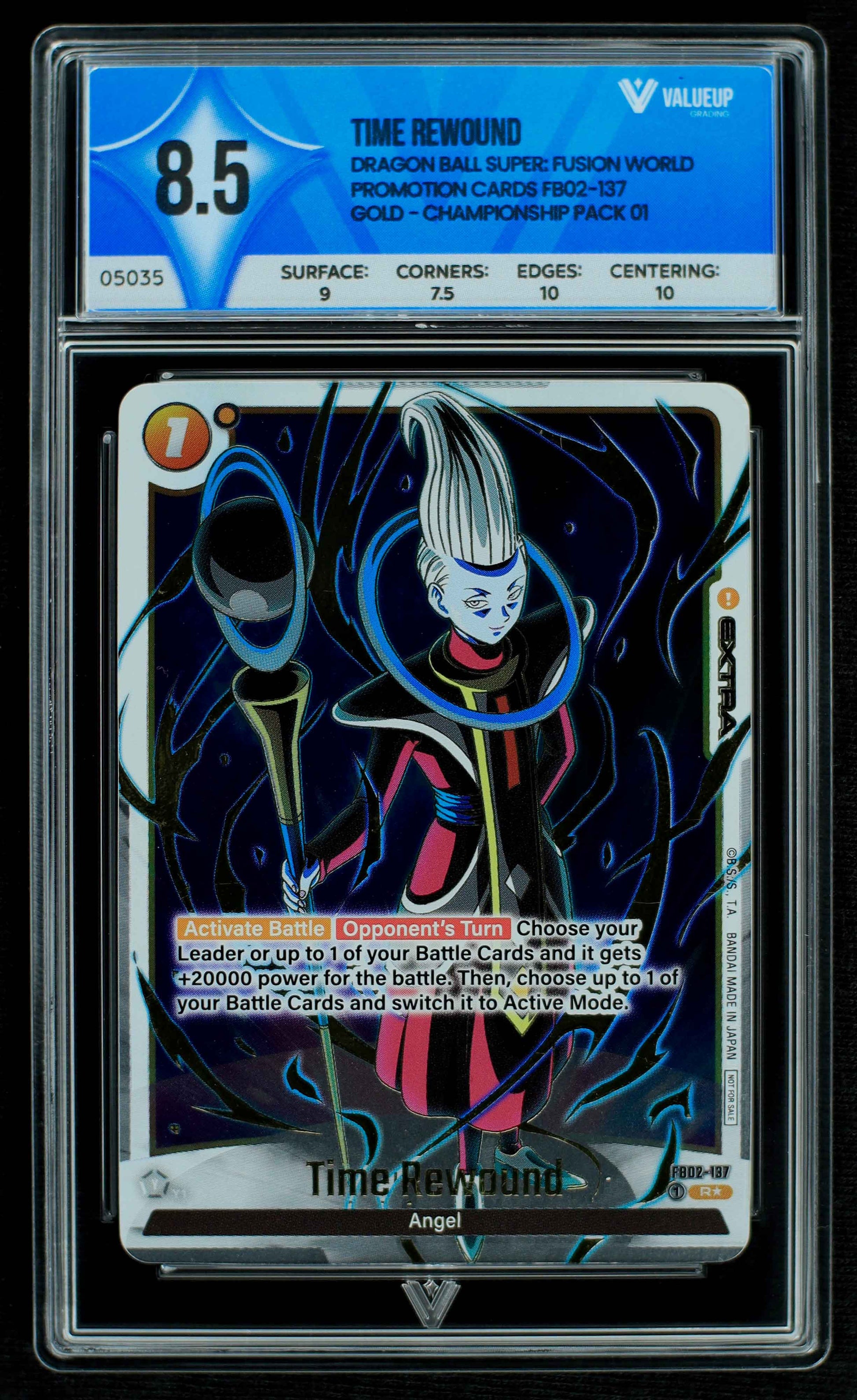 05035 TIME REWOUND Grading Card