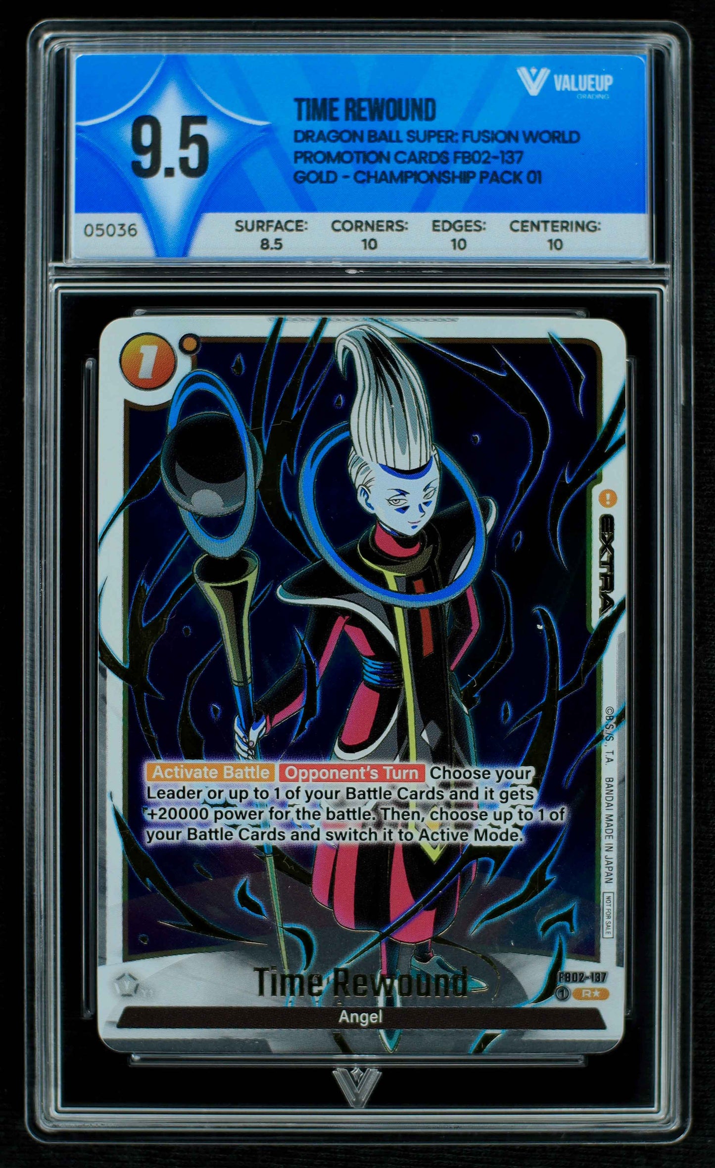 05036 TIME REWOUND Grading Card