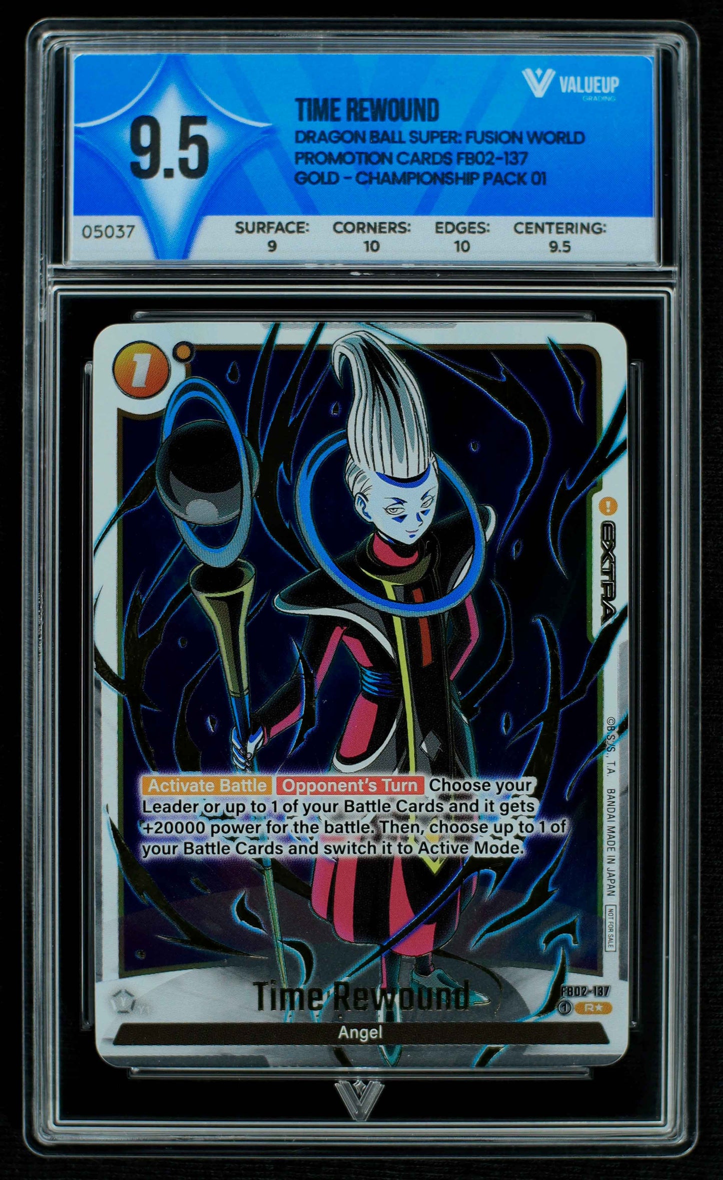 05037 TIME REWOUND Grading Card