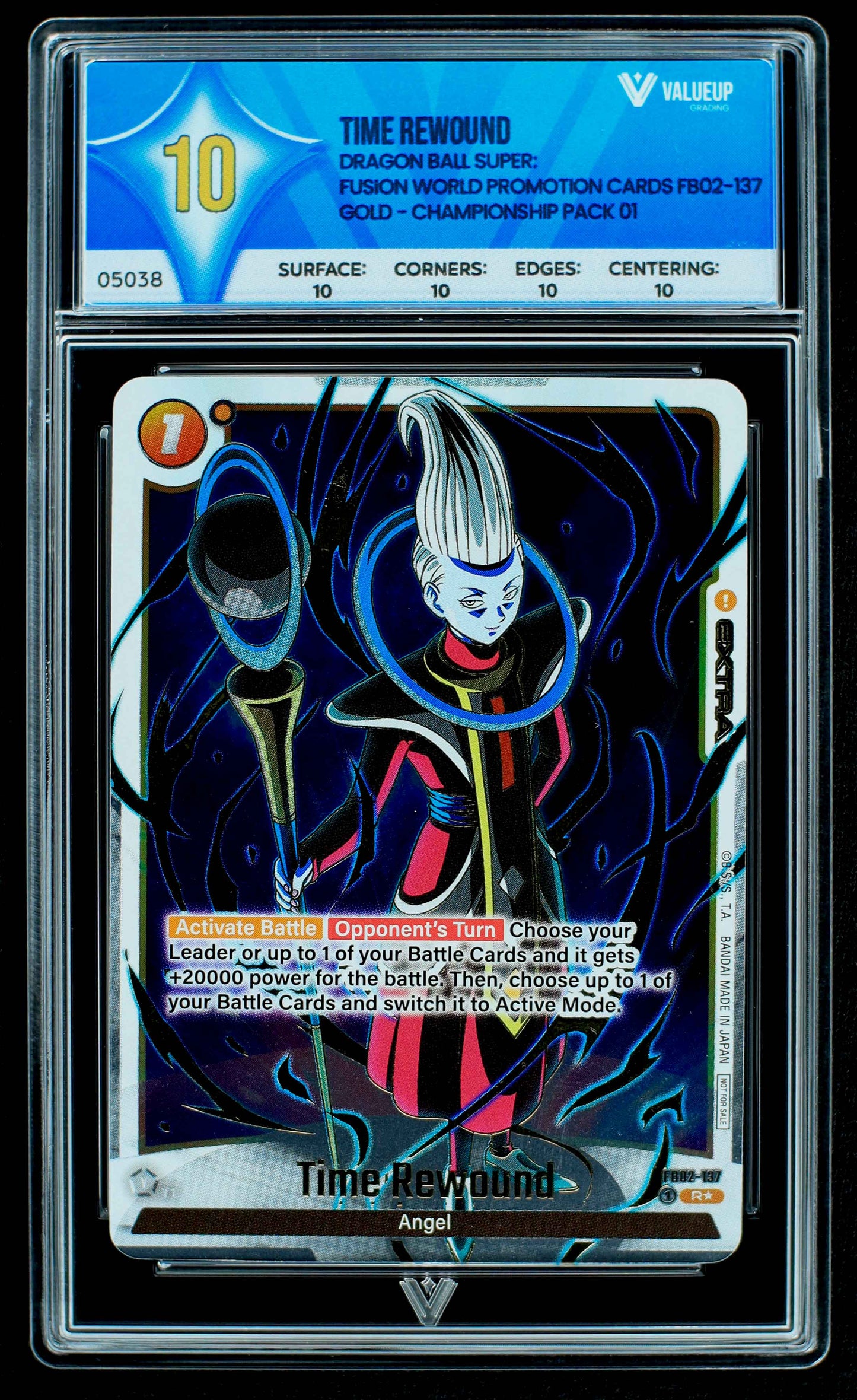 05038 TIME REWOUND Grading Card