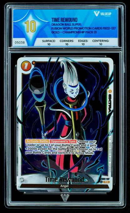 05038 TIME REWOUND Grading Card
