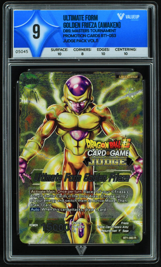 05045 ULTIMATE FORM GOLDEN FRIEZA (AWAKEN) Grading Card