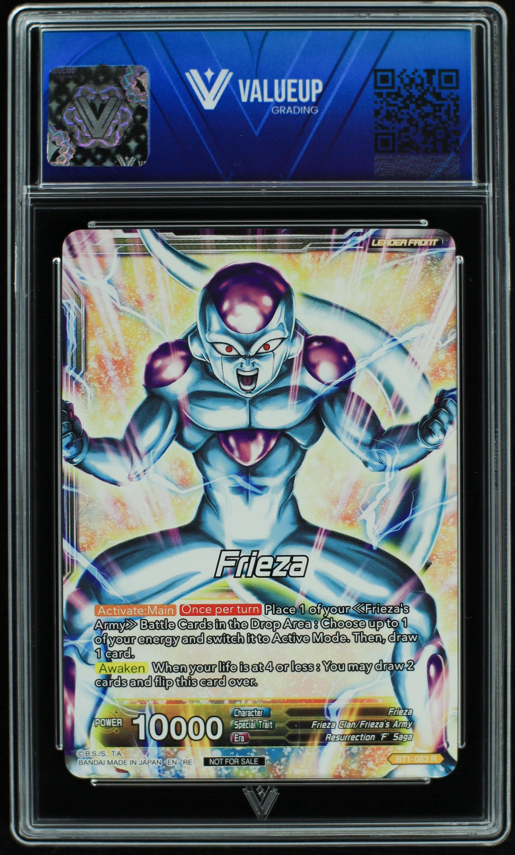 05045 ULTIMATE FORM GOLDEN FRIEZA (AWAKEN) Grading Card