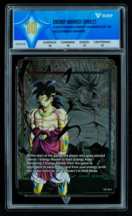 05049 ENERGY MARKER (BROLY) Grading Card