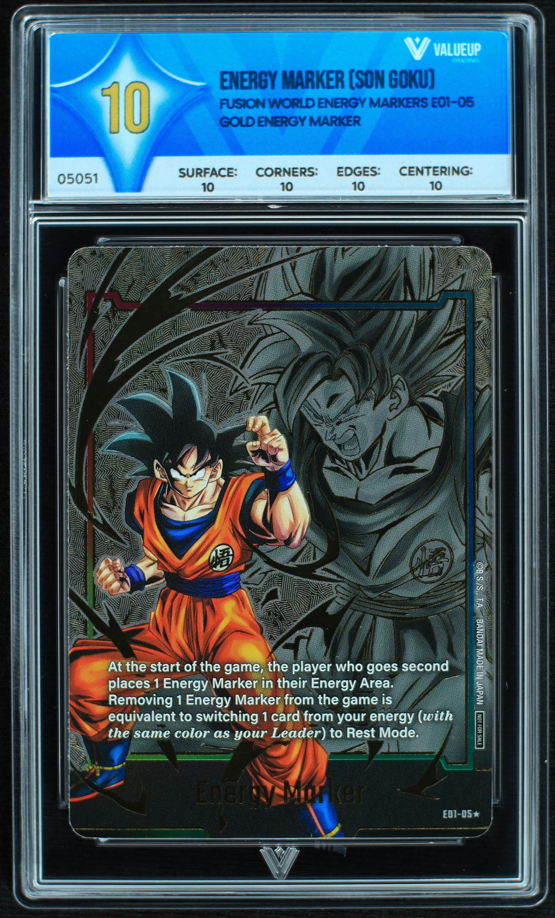 05051 ENERGY MARKER (SON GOKU) Grading Card