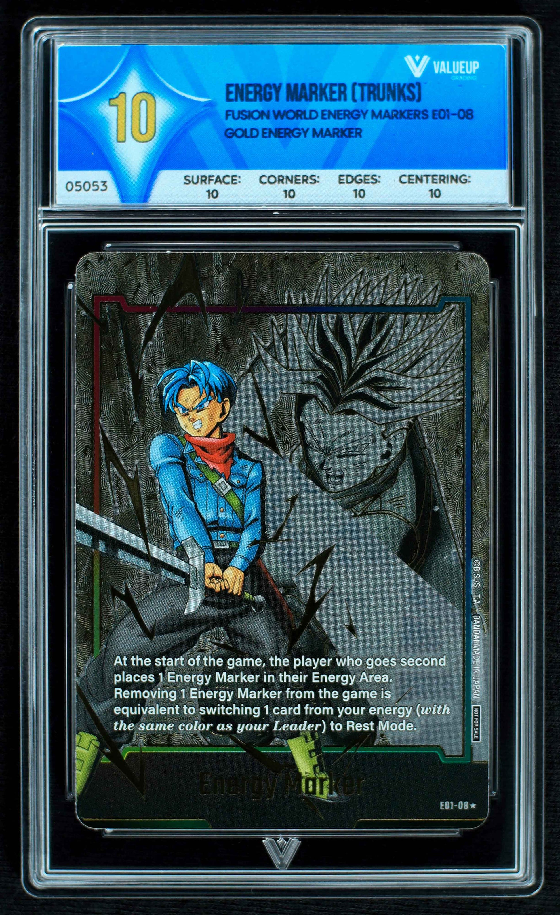 05053 ENERGY MARKER (TRUNKS) Grading Card