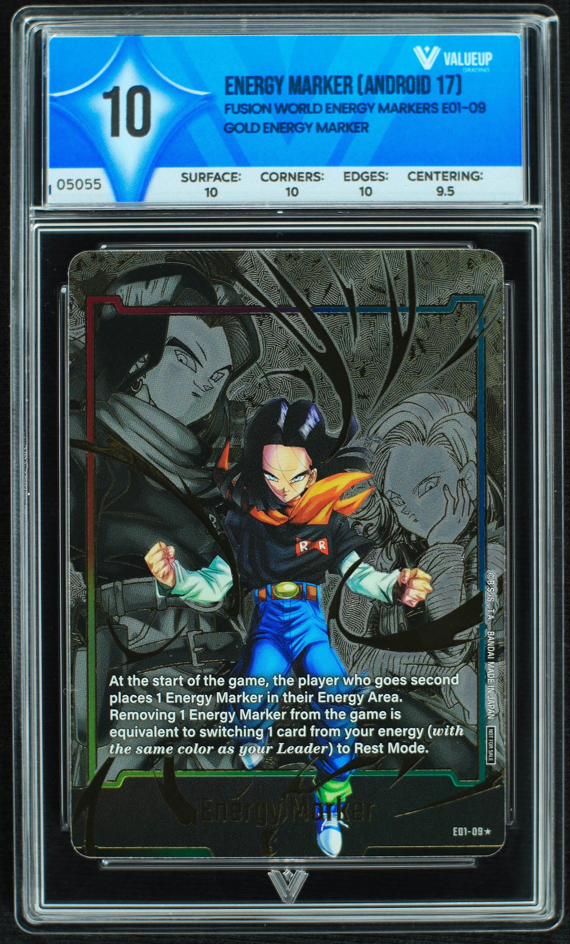 05055 ENERGY NARKER (ANDROID 17) Grading Card