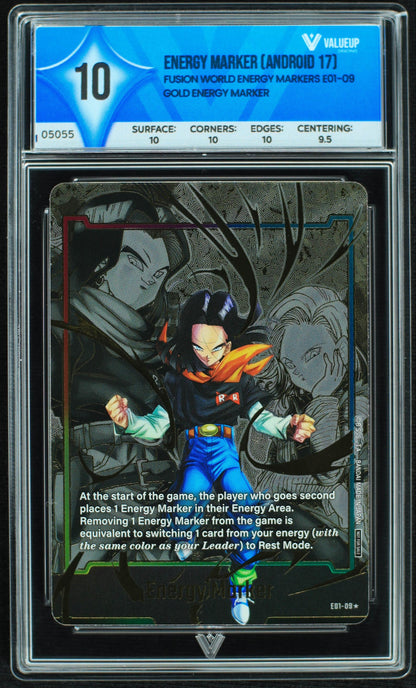05055 ENERGY NARKER (ANDROID 17) Grading Card