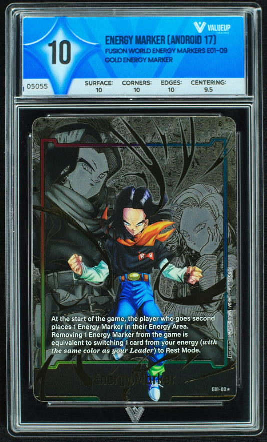 05055 ENERGY NARKER (ANDROID 17) Grading Card