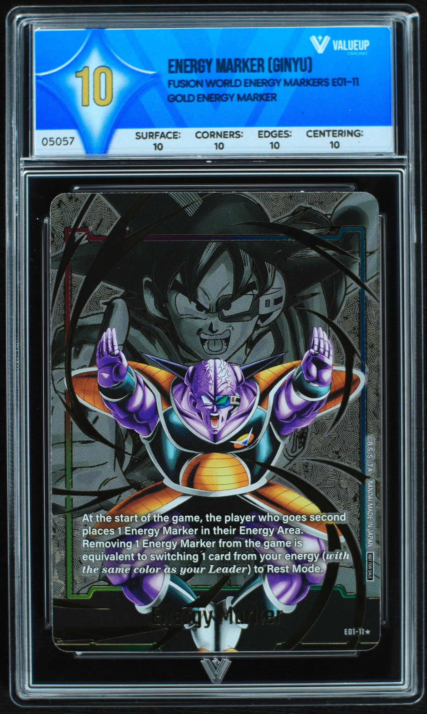 05057 ENERGY MARKER (GINYU) Grading Card