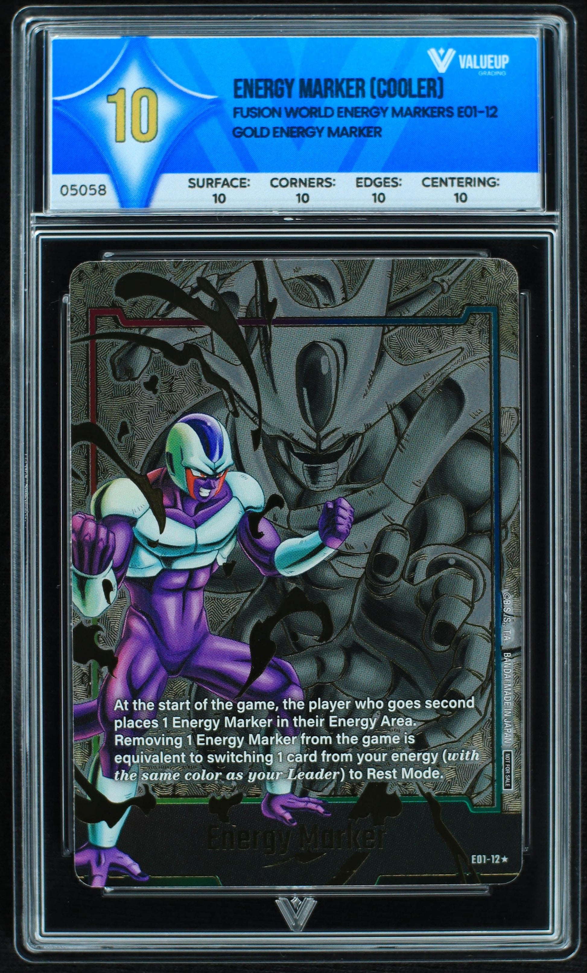 05058 ENERGY MARKER (COOLER) Grading Card
