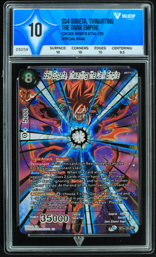 05059 SS4 GOGETA, THWARTING THE DARK EMPIRE Grading Card