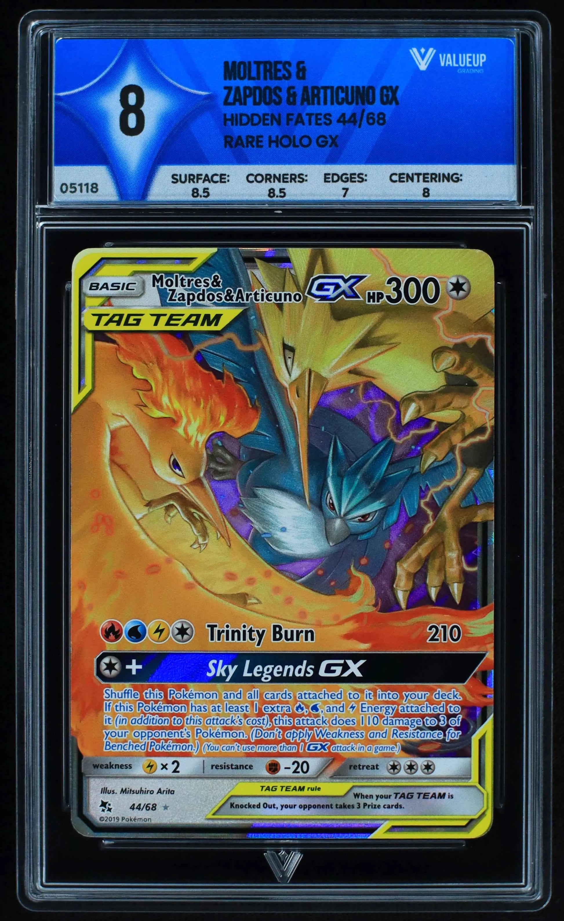 05118 MOLTRES & ZAPDOS & ARTICUNO GX - ValueUp