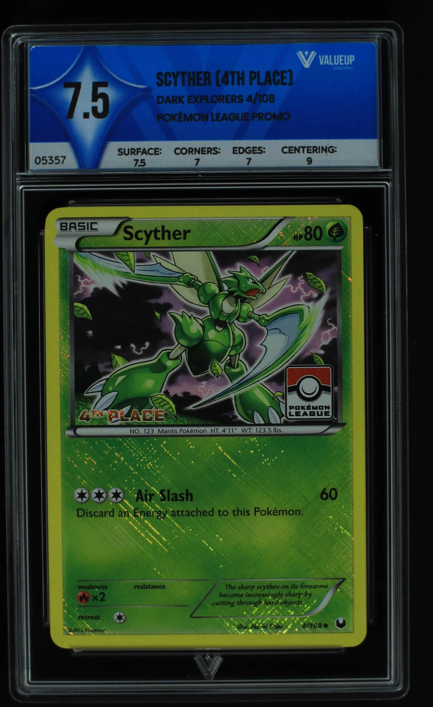 05357 SCYTHER (4TH PLACE) - ValueUp