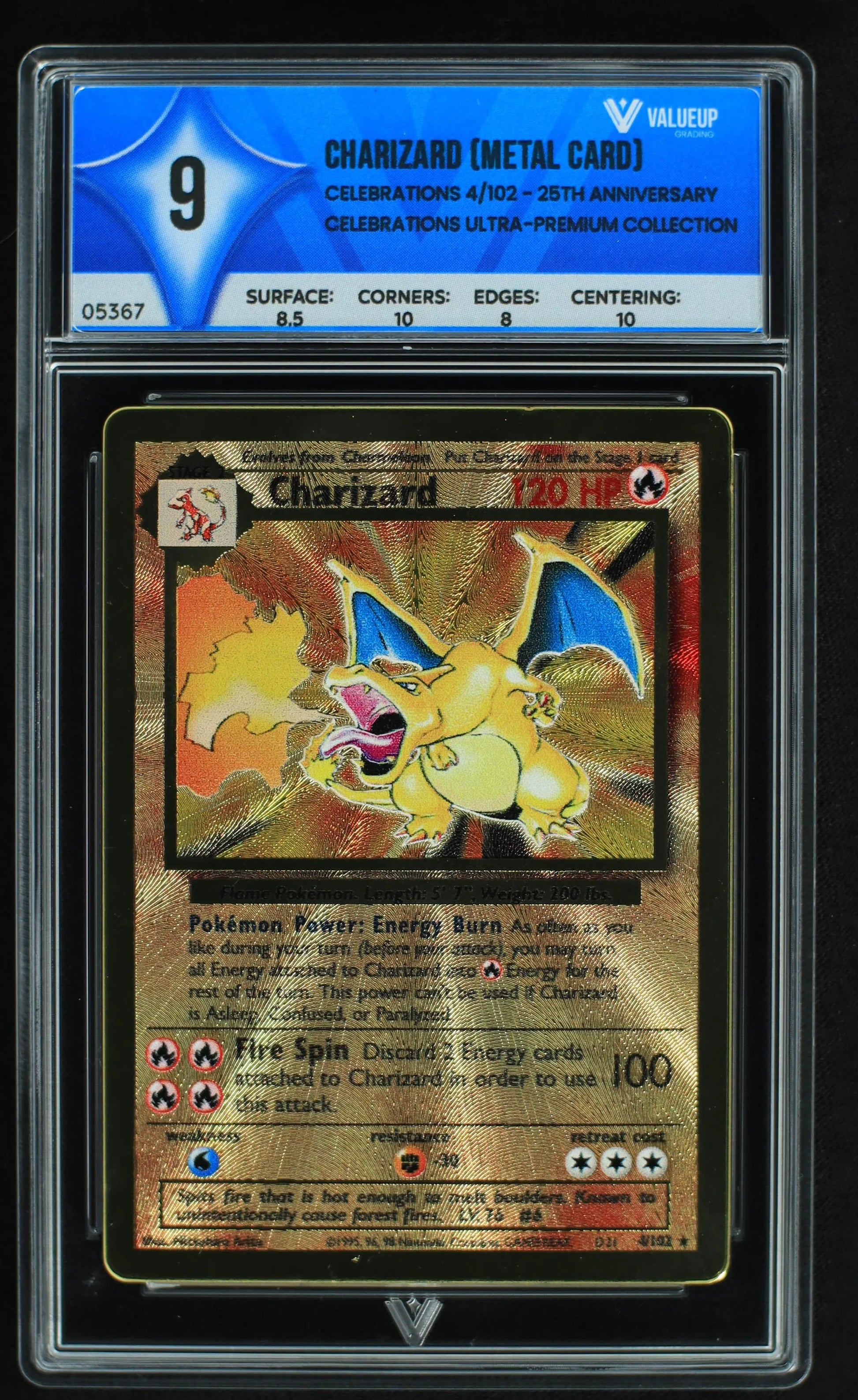 05367 CHARIZARD (METAL CARD) - ValueUp