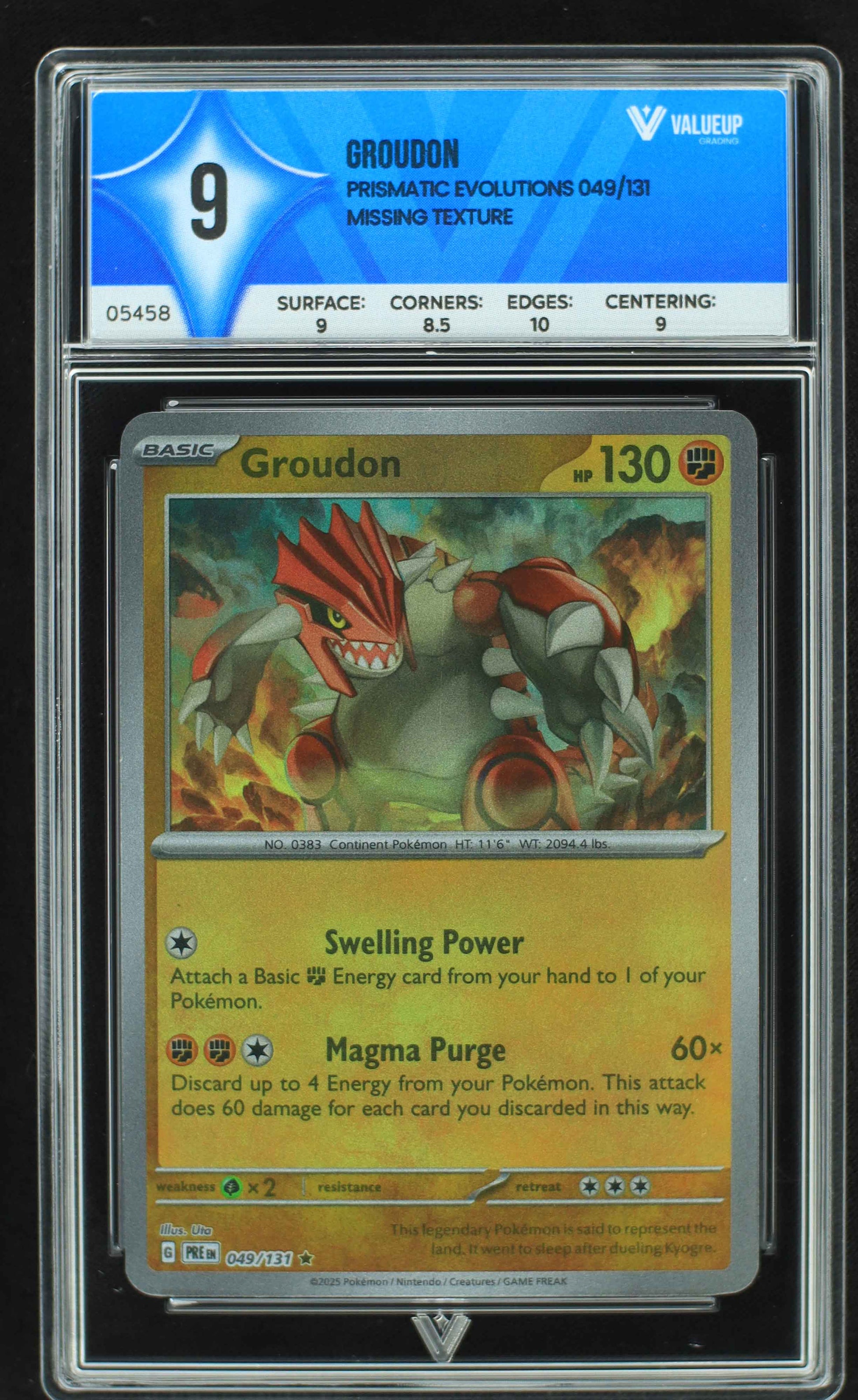 05458 GROUDON - ValueUp