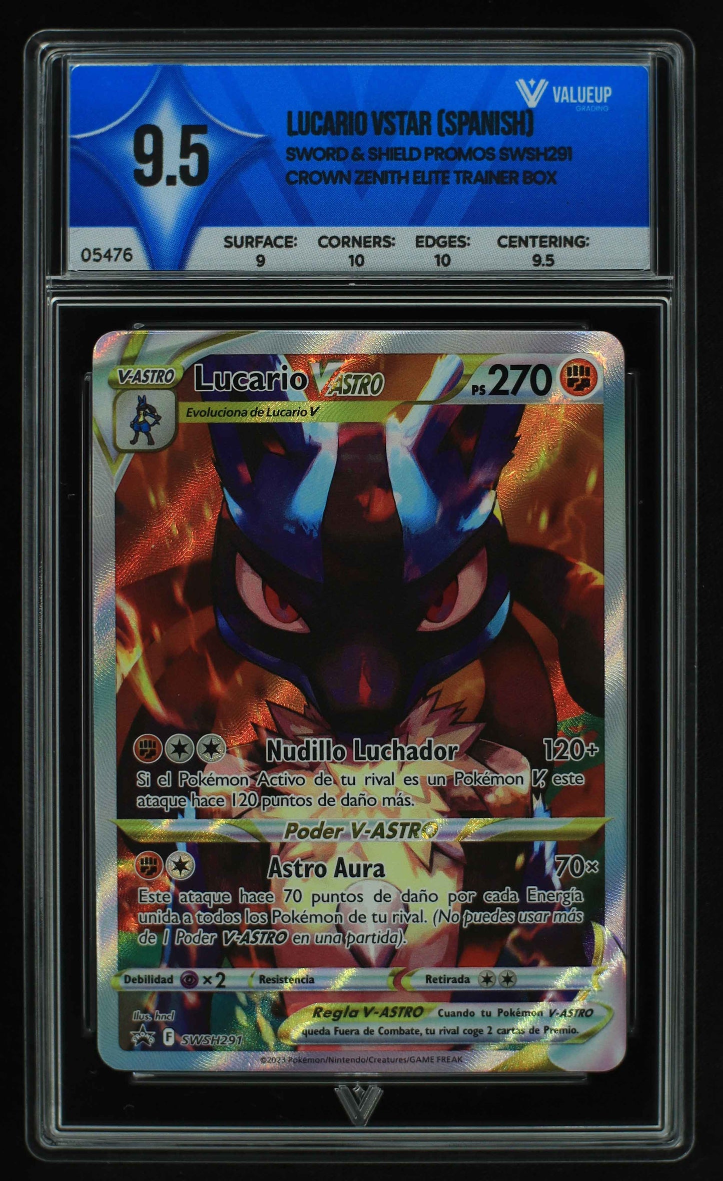 05476 LUCARIO VSTAR (SPANISH) - ValueUp