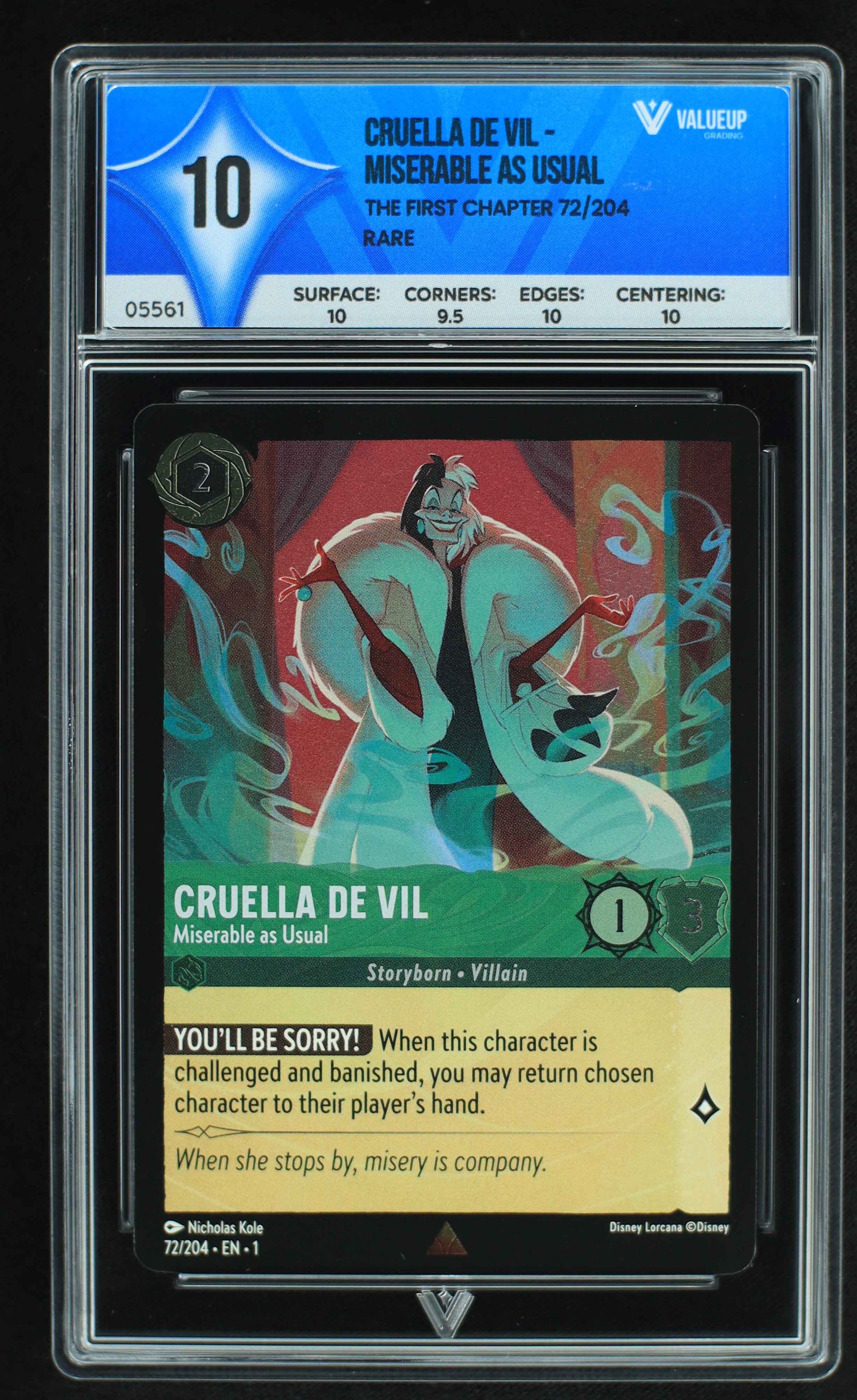 05561 CRUELLA DE VIL - MISERABLE AS USUAL - ValueUp