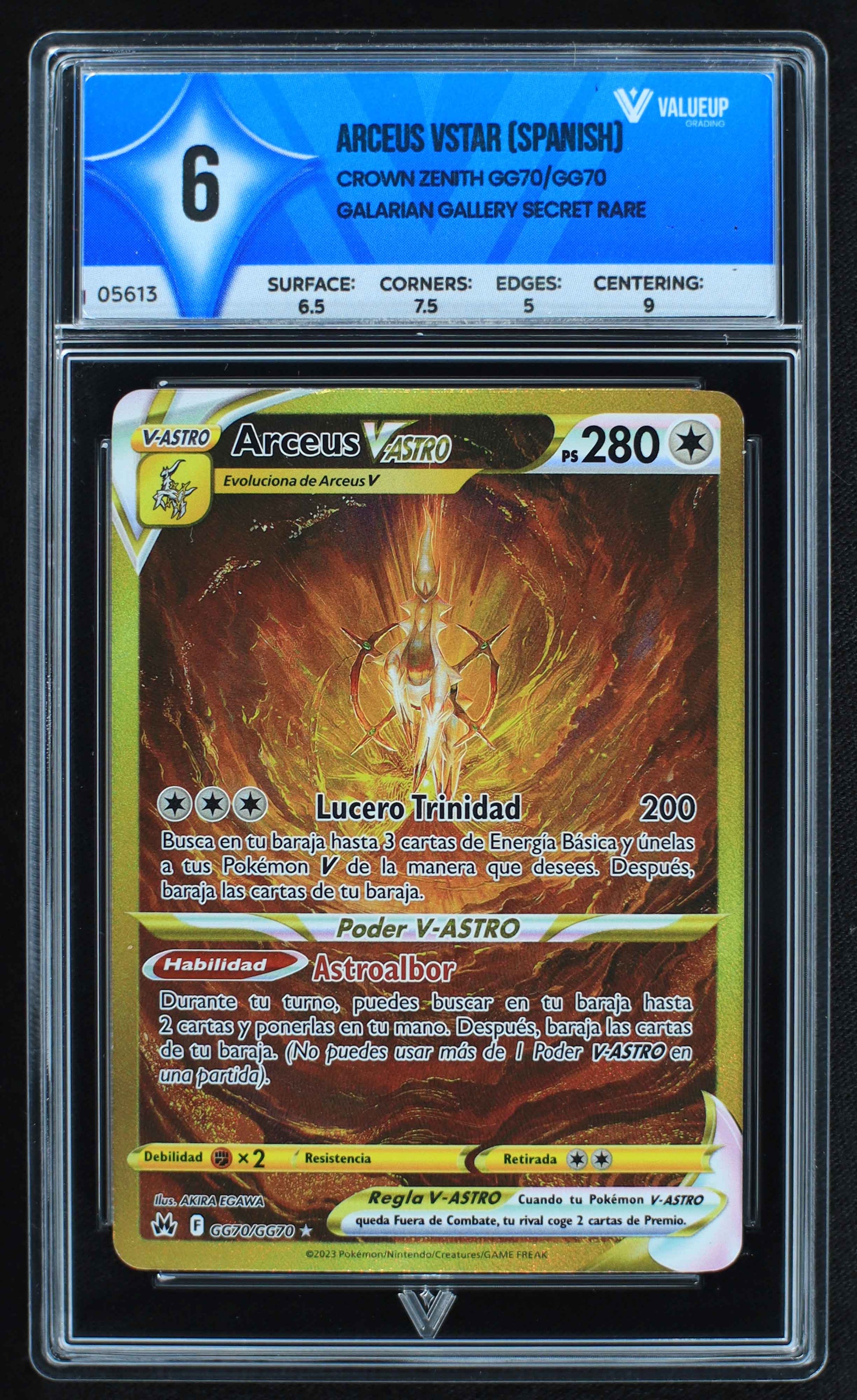 05613 ARCEUS VSTAR (SPANISH) - ValueUp
