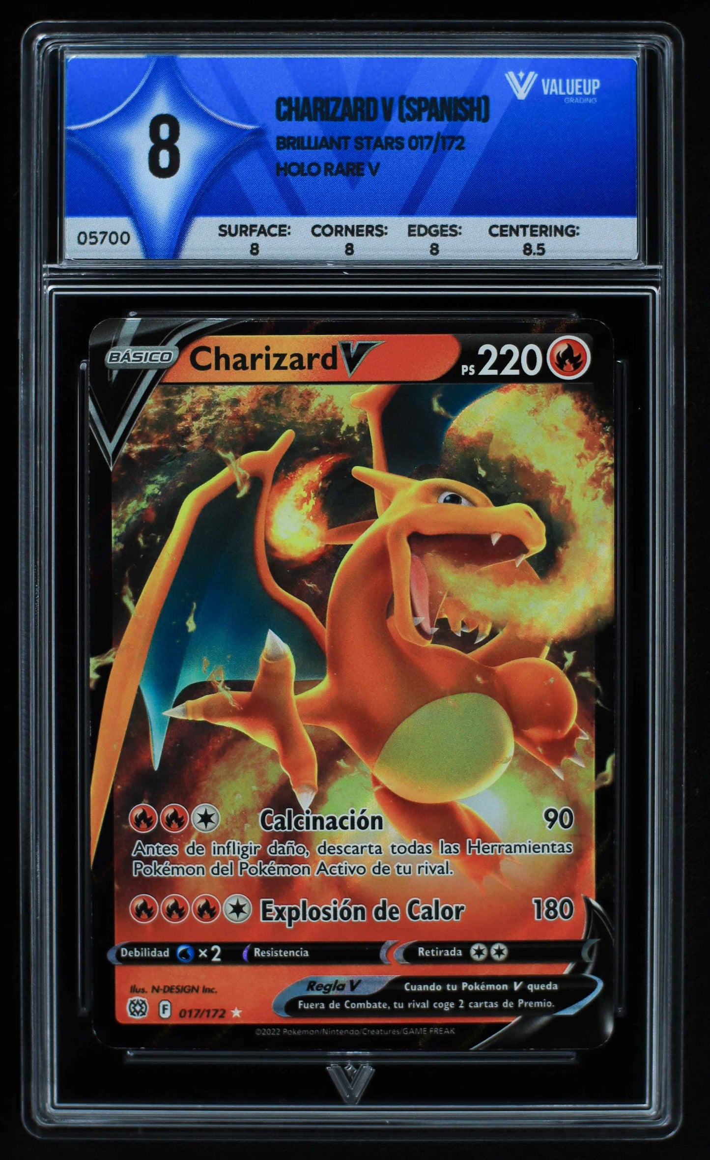 05700 CHARIZARD V (SPANISH) - ValueUp