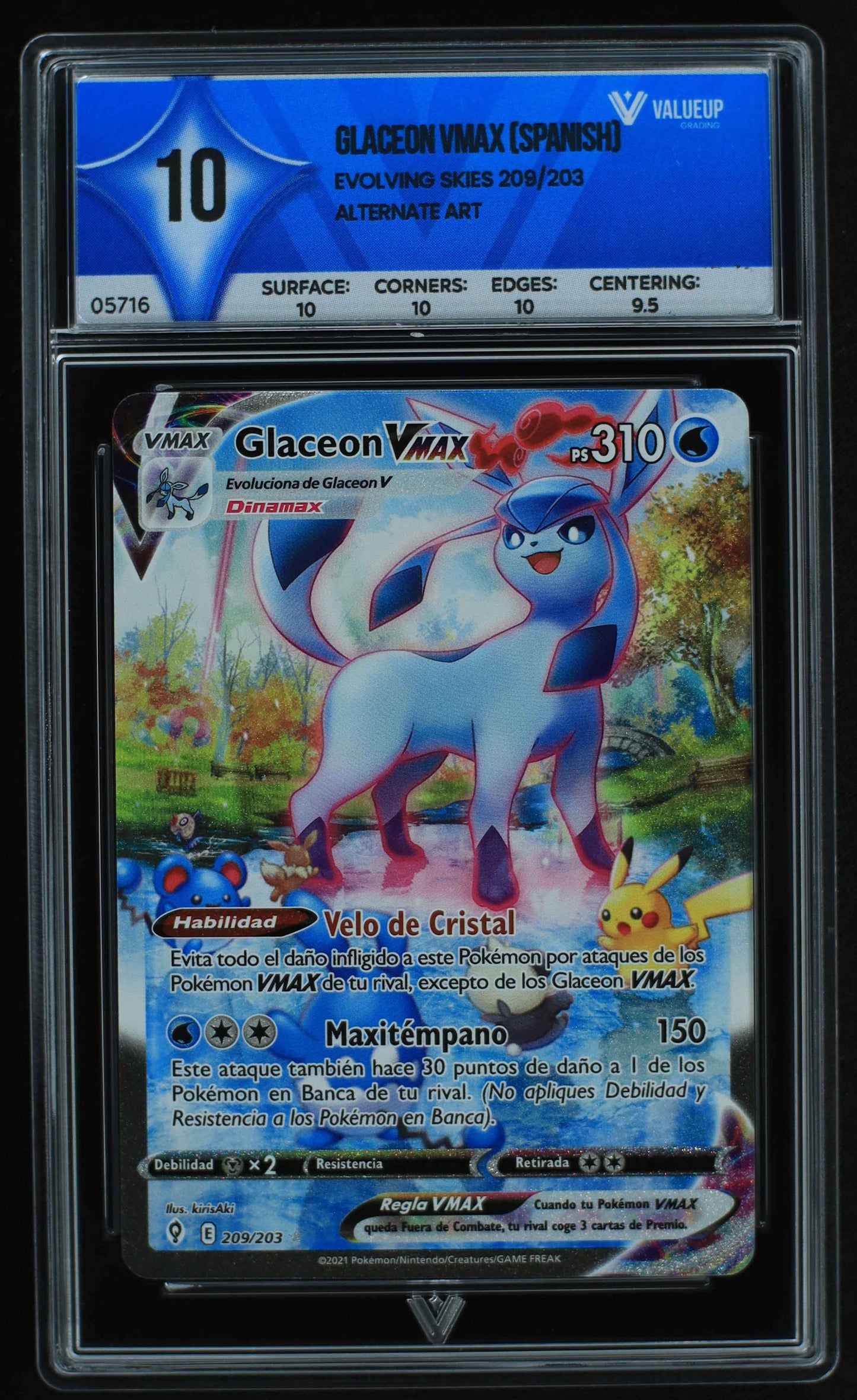 05716 GLACEON VMAX (SPANISH) - ValueUp