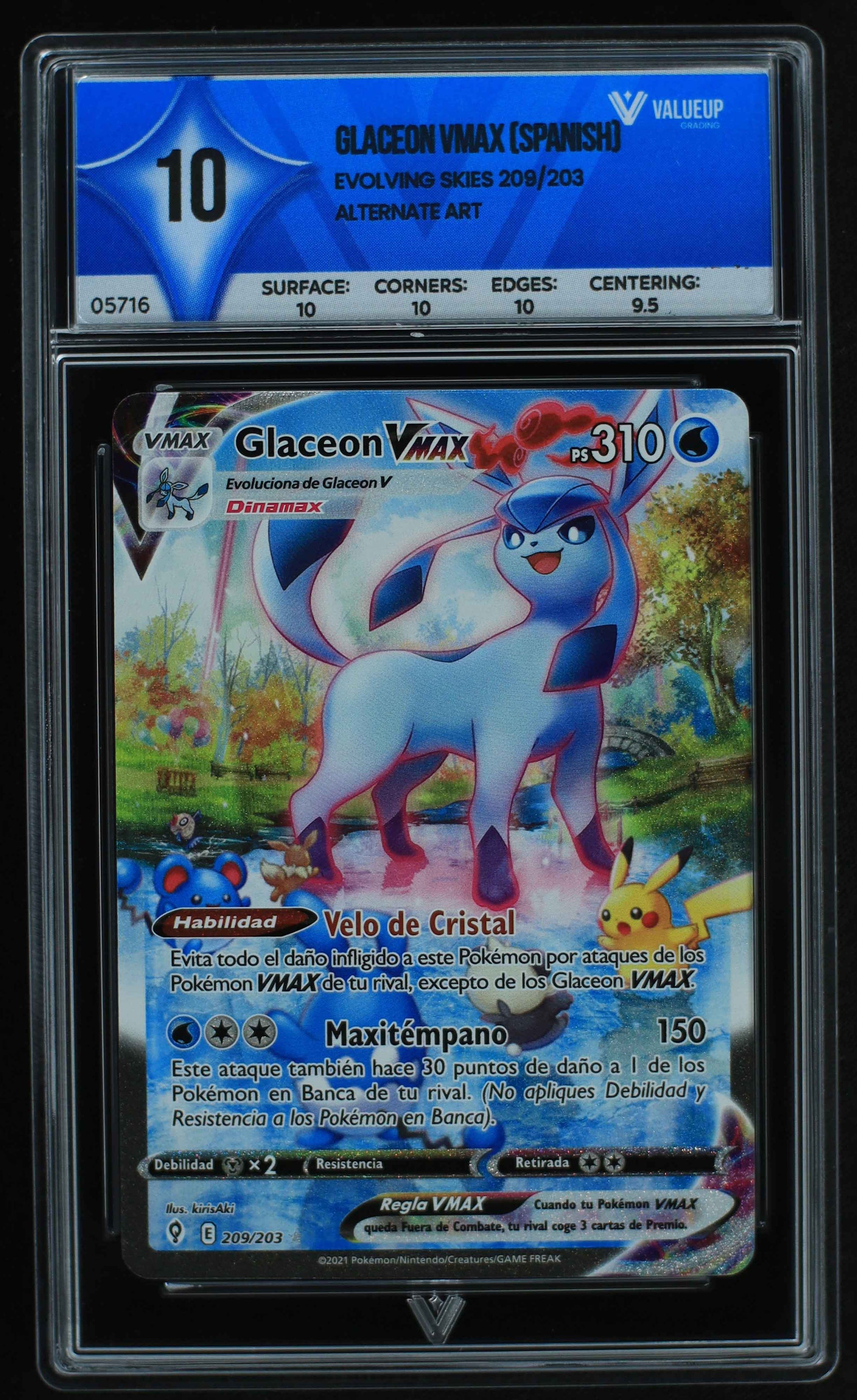 05716 GLACEON VMAX (SPANISH) - ValueUp