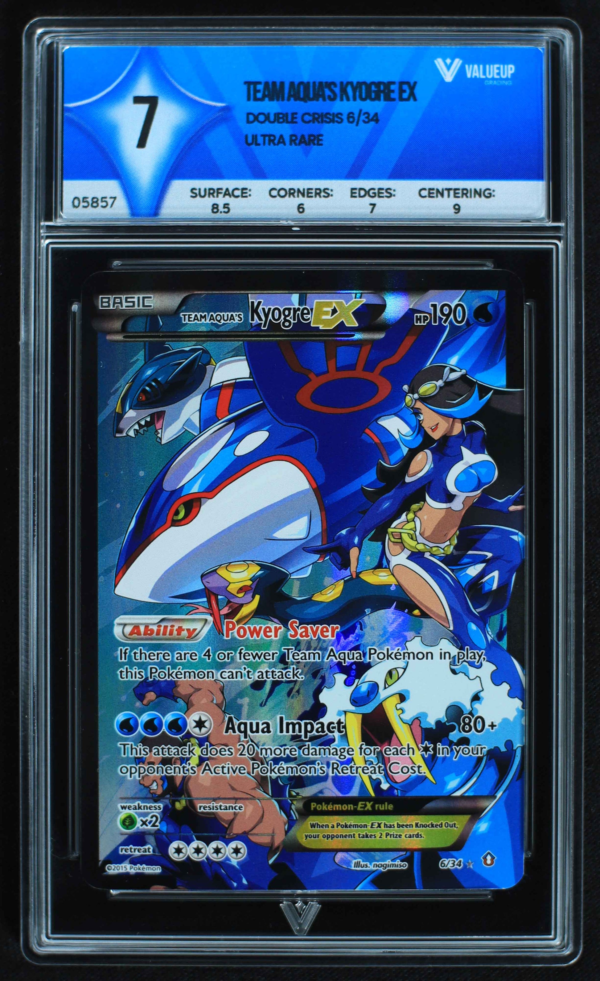05857 TEAM AQUA'S KYOGRE EX - ValueUp