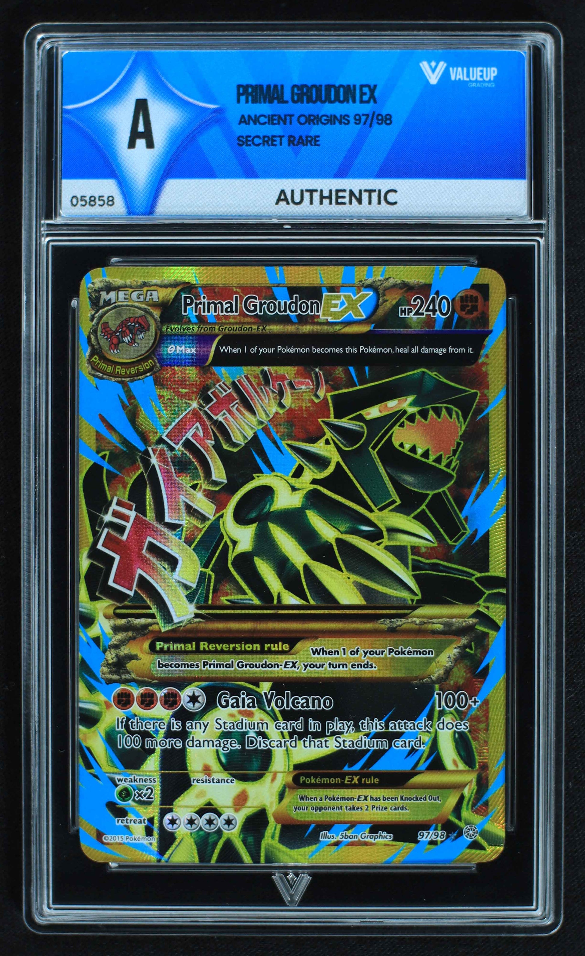 05858 PRIMAL GROUDON EX - ValueUp