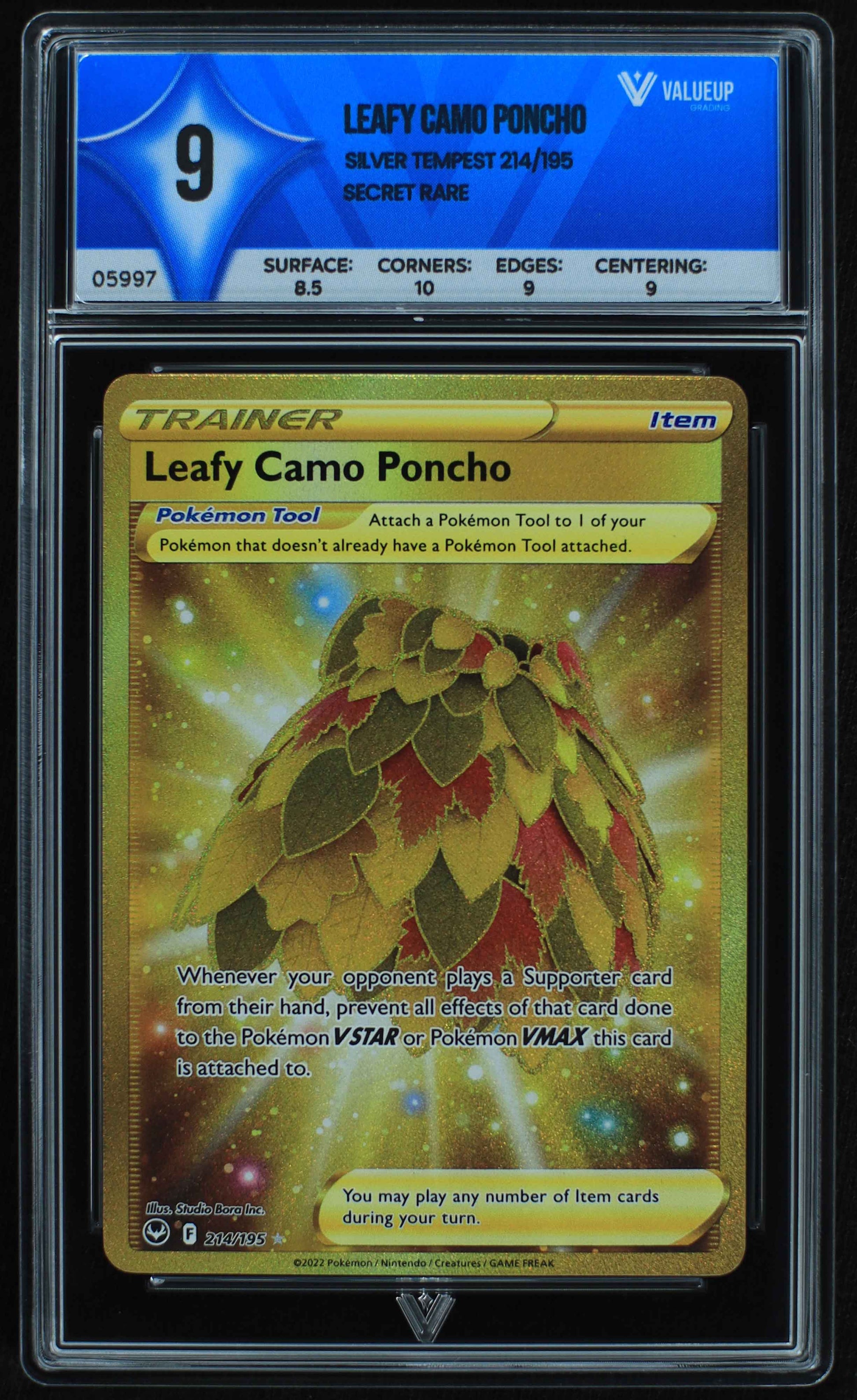 05997 LEAFY CAMO PONCHO - ValueUp