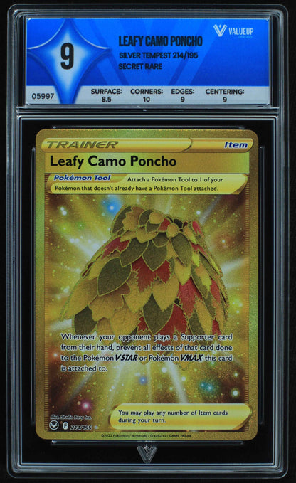 05997 LEAFY CAMO PONCHO - ValueUp