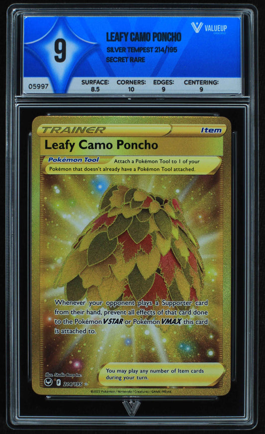 05997 LEAFY CAMO PONCHO - ValueUp