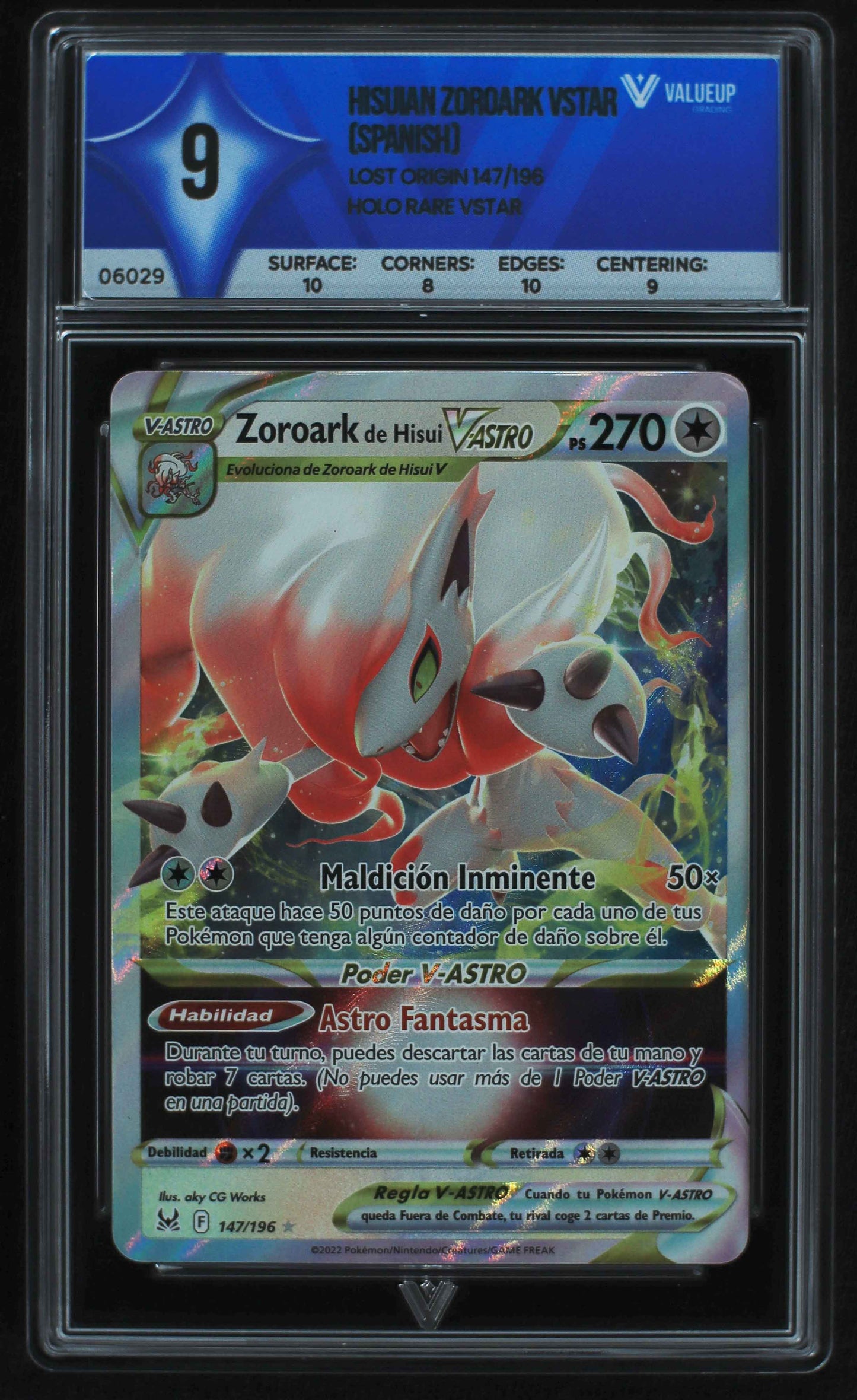06029 HISUIAN ZOROARK VSTAR (SPANISH) - ValueUp