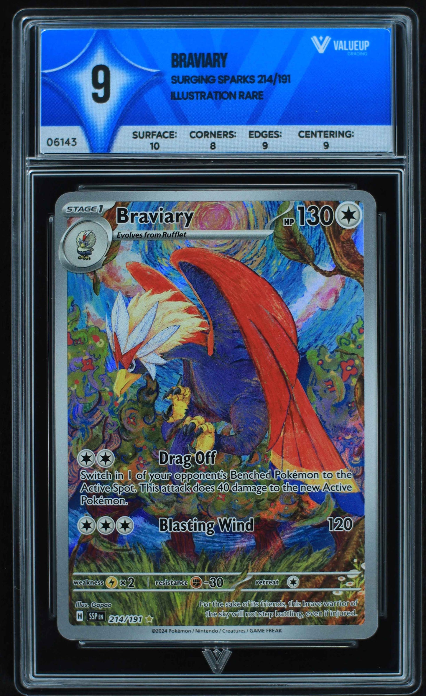 06143 BRAVIARY Grading Card