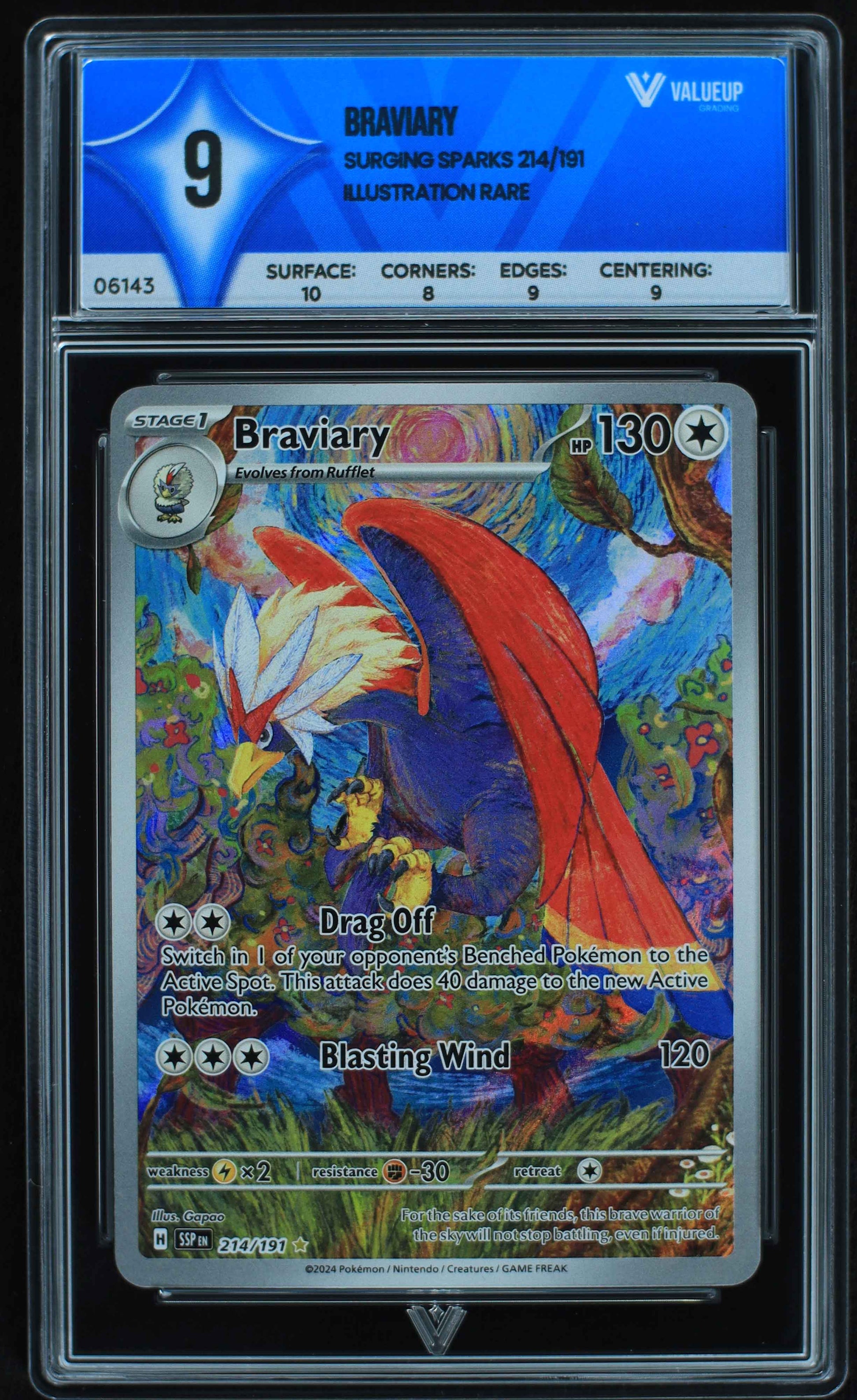 06143 BRAVIARY Grading Card