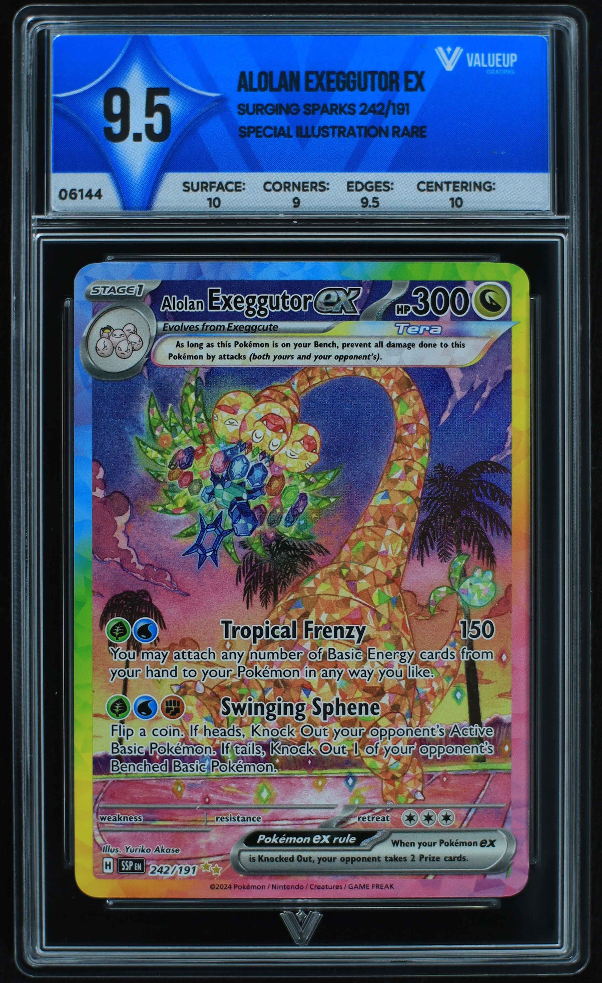 06144 ALOLAN EXEGGUTOR EX Grading Card