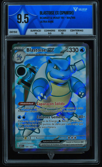 06150 BLASTOISE EX (SPANISH) Grading Card