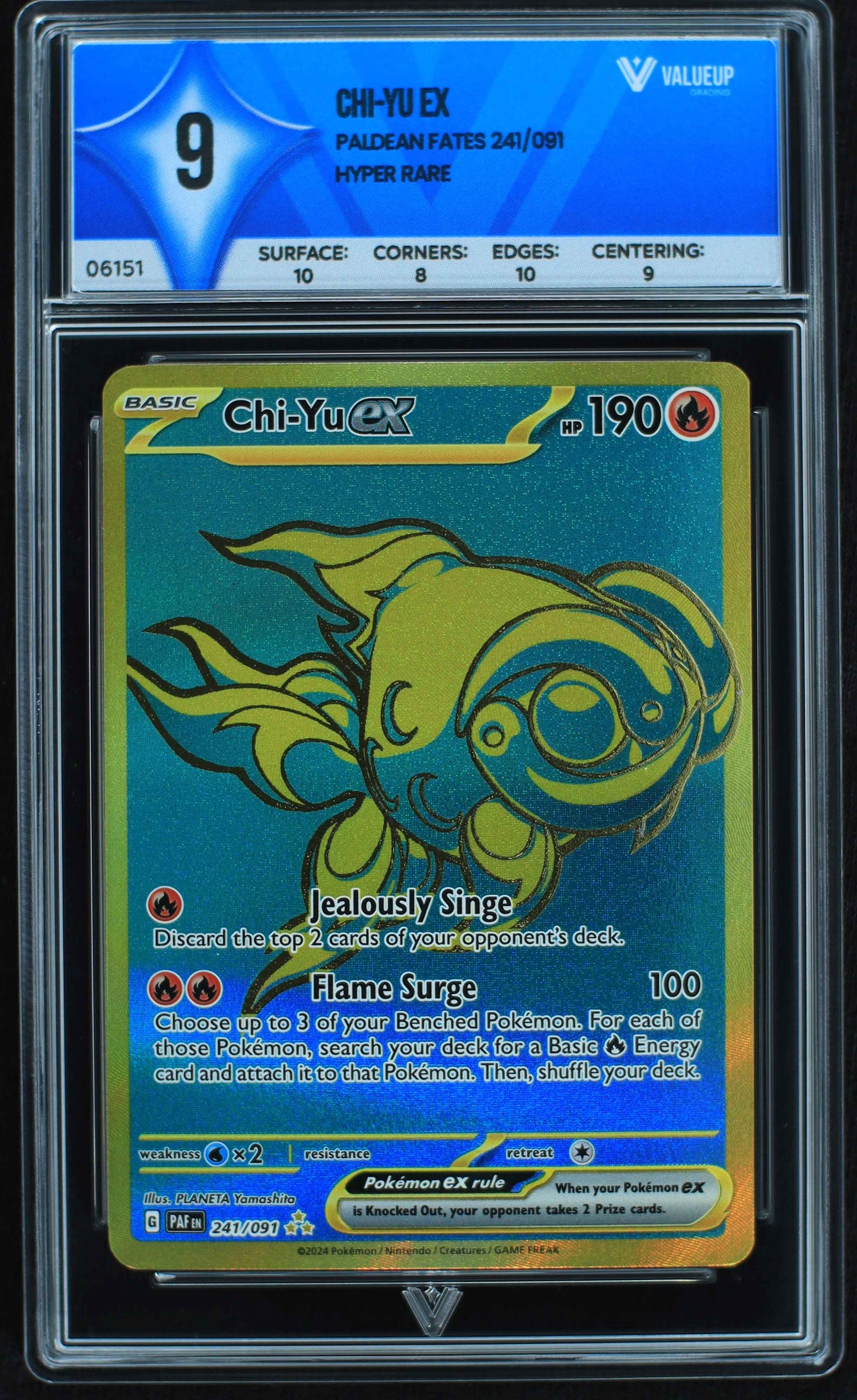 06151 CHI-YU EX Grading Card