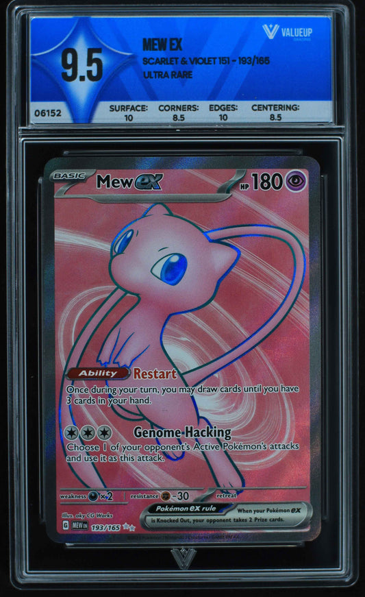 06152 MEW EX Grading Card