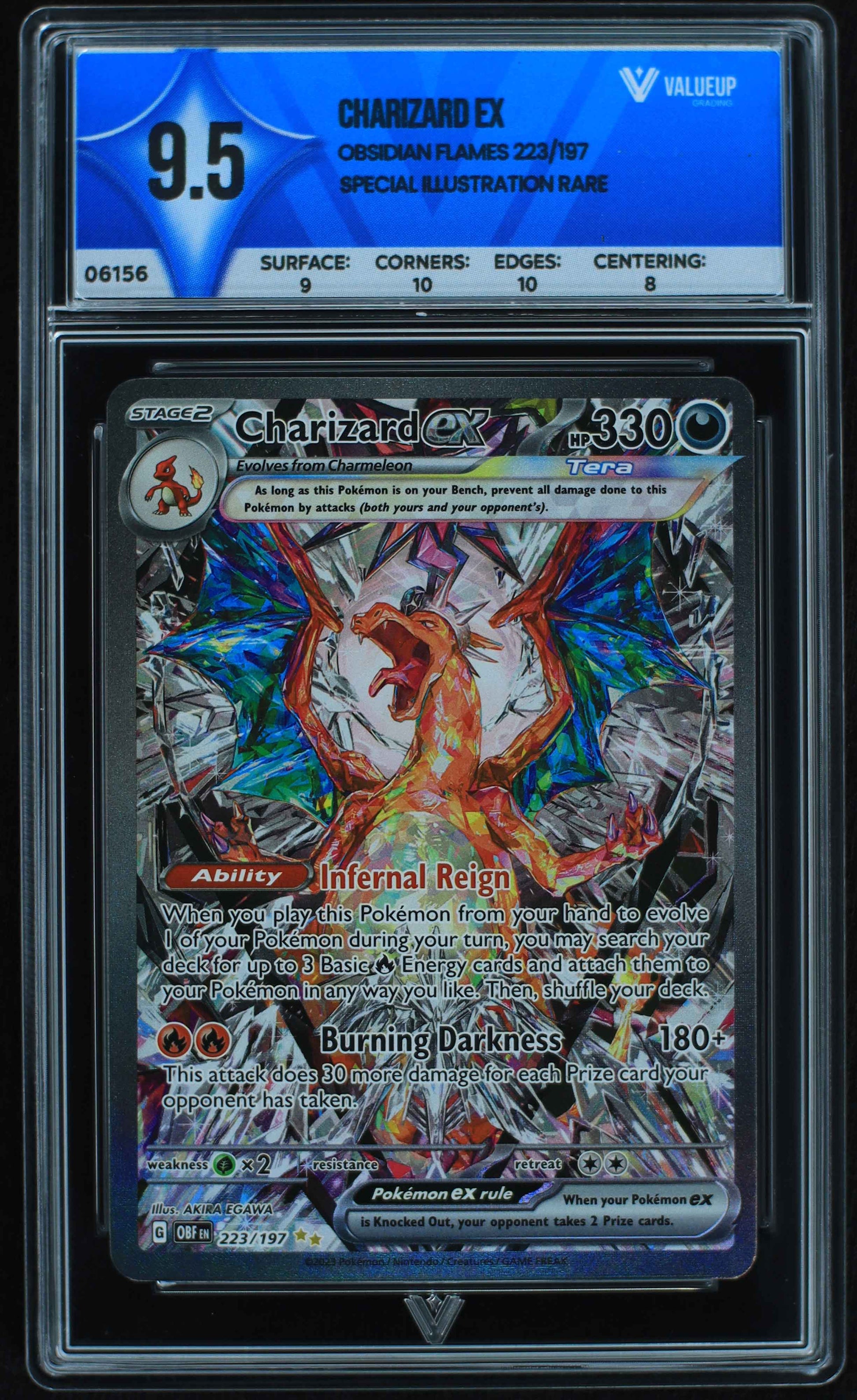 06156 CHARIZARD EX Grading Card