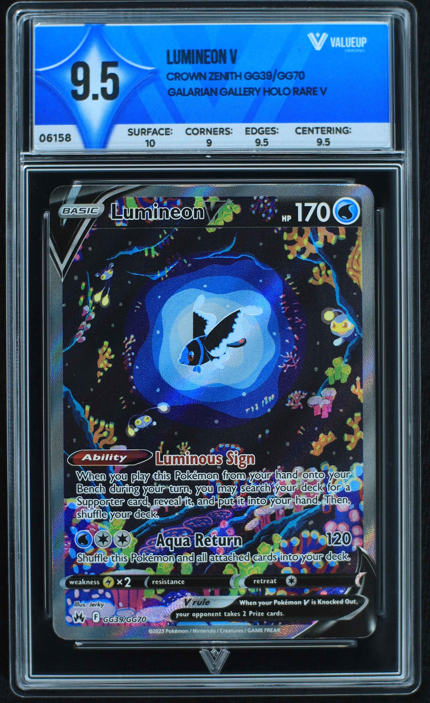 06158 LUMINEON V Grading Card