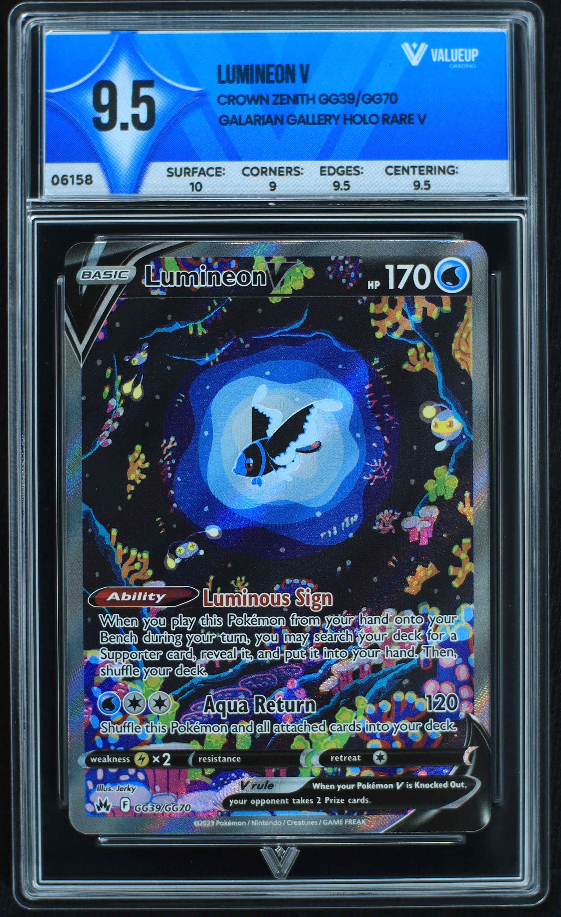 06158 LUMINEON V Grading Card